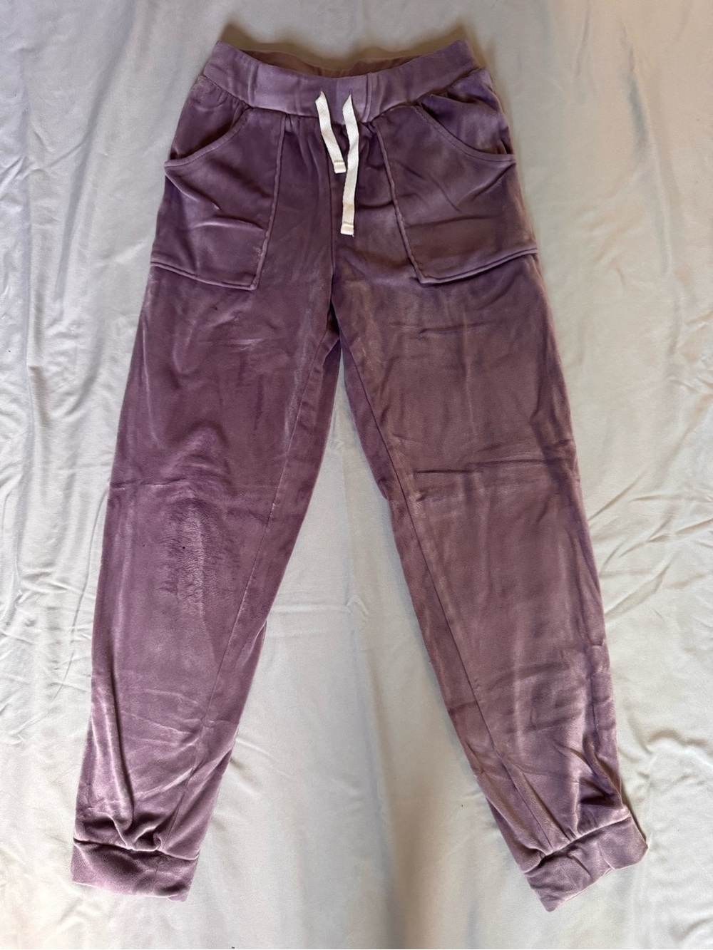 Cat & Jack Plush Jogger Pants in Mauve Purple